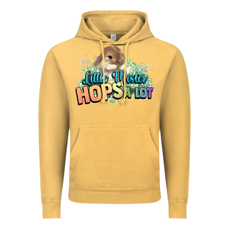 Little Mister Hops A Lot Easter Day Vintage Hoodie by HowdyJamesFarm | Teevron