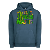 Pigment Midnight Navy cant pinch this with clovers Urban Hoodie - AdoDesignShop