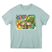 Arona coconut with fruits  background Heavy Core Tee - BarkalooDesign
