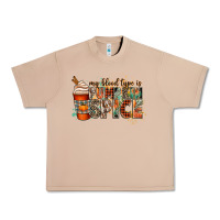 Burro my blood type is pumpkin spice Urban Heavy Tee - CowGirlArtShop