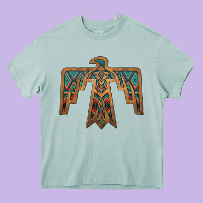Thunderbird Heavy Core Tee Designed By Jahusdesignshop