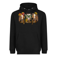 Black western goats Heavyweight Hoodie - BarkalooDesign