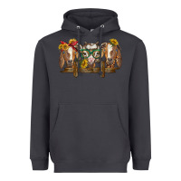 Smoke western goats Heavyweight Hoodie - BarkalooDesign