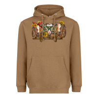Toasted Coconut western goats Heavyweight Hoodie - BarkalooDesign
