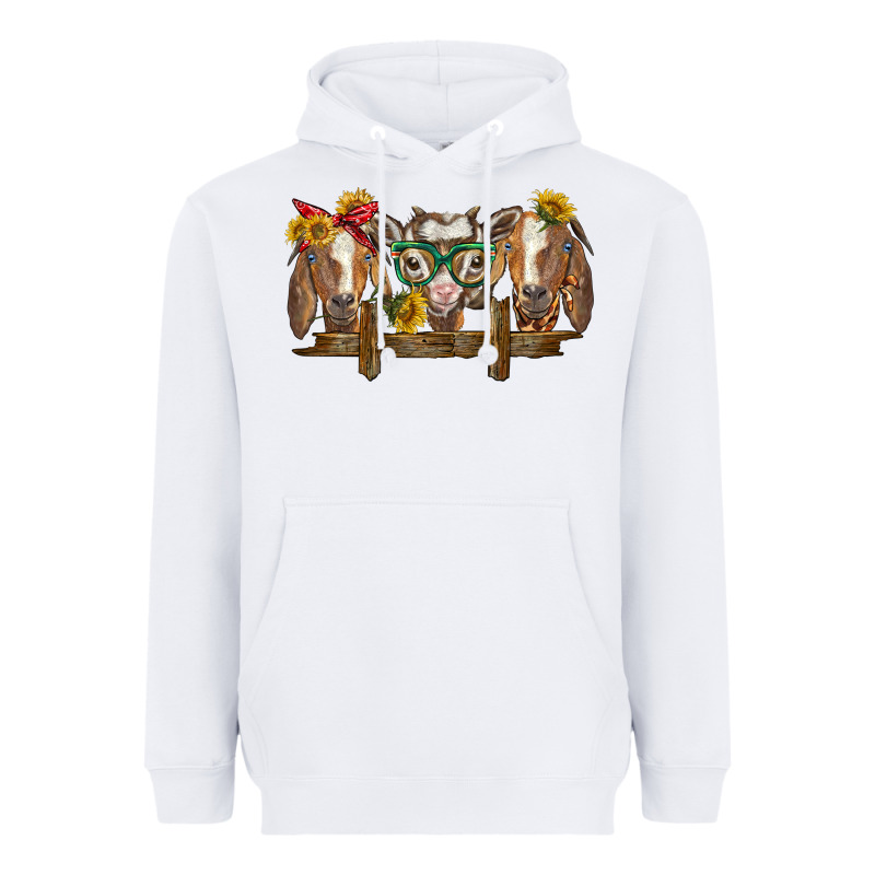 Western Goats Heavyweight Hoodie by BarkalooDesign | Teevron