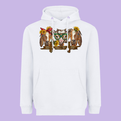 Western Goats Heavyweight Hoodie Designed By Barkaloodesign