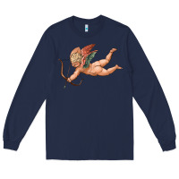Navy cupid olivia Long Sleeve Tee - OliviaCreatesArt