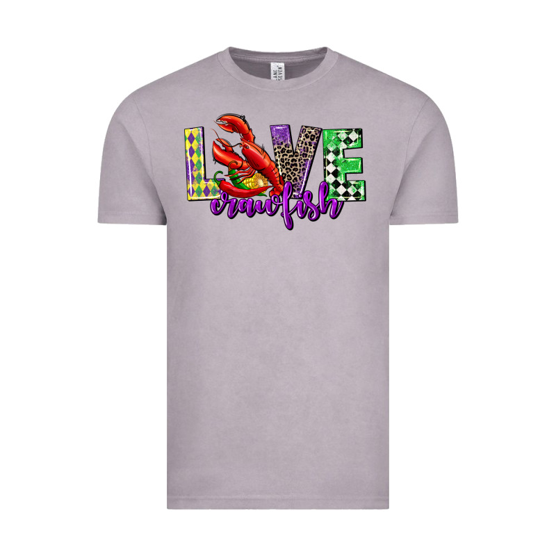 Love Crawfish Mardi Gras Vintage Tee by CowGirlArtShop | Teevron