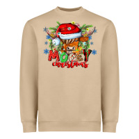 Mooey Christmas Heavyweight Sweatshirt | Teevron