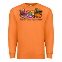 Carrot peace love halloween Premium Sweatshirt - BarkalooDesign