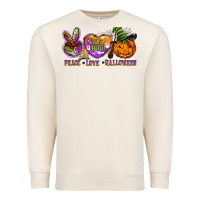 Sandshell peace love halloween Premium Sweatshirt - BarkalooDesign