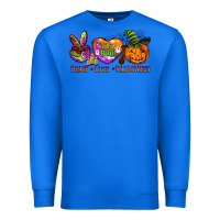 True Royal peace love halloween Premium Sweatshirt - BarkalooDesign