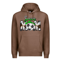 Chestnut Soccer Mom Premium Hoodie - CowhideDigitalArt