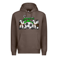 Coffee Soccer Mom Premium Hoodie - CowhideDigitalArt