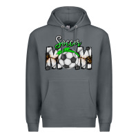 Rock Soccer Mom Premium Hoodie - CowhideDigitalArt