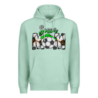 Seafoam Soccer Mom Premium Hoodie - CowhideDigitalArt
