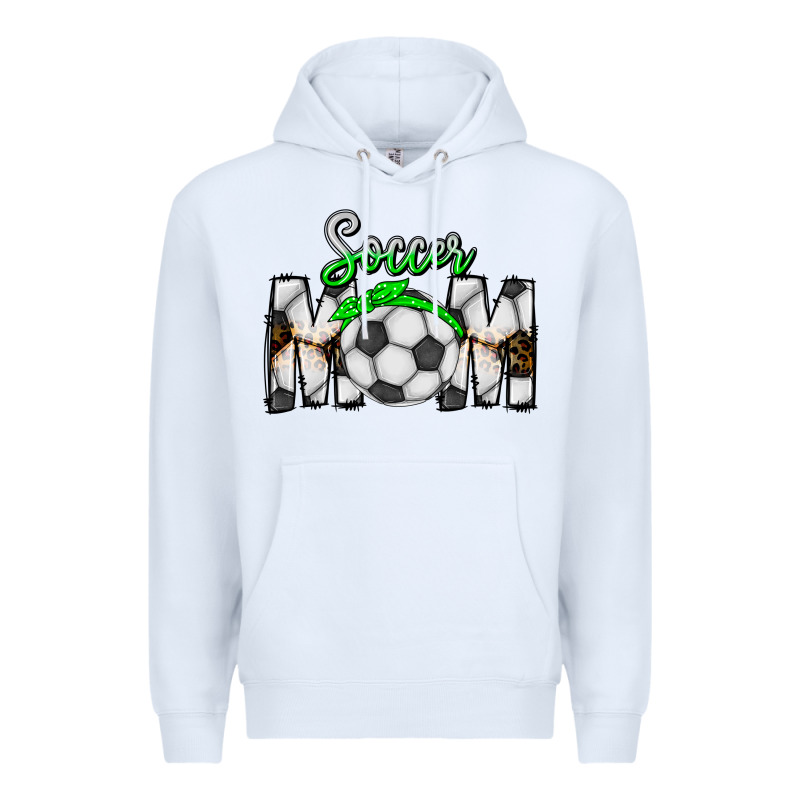 Soccer Mom Premium Hoodie by CowhideDigitalArt | Teevron