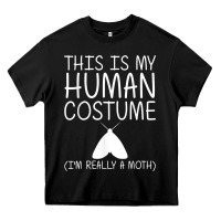 Black moth easy halloween human costume insect owlet diy gift t shirt Heavy Core Tee - trangStudio