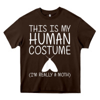 Chocolate Brown moth easy halloween human costume insect owlet diy gift t shirt Heavy Core Tee - trangStudio