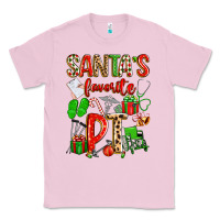 Bubblegum Pink santa's favorite pt Classic Tee - texasbilliewilder