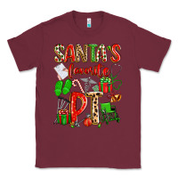 Burgundy santa's favorite pt Classic Tee - texasbilliewilder