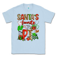 Dusty Blue santa's favorite pt Classic Tee - texasbilliewilder