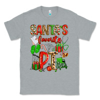 Heather Grey santa's favorite pt Classic Tee - texasbilliewilder