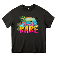 Asphalt beach babe Heavy Core Tee - BarkalooDesign