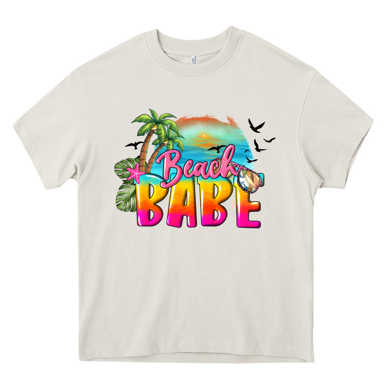 Beach Babe Heavy Core Tee by BarkalooDesign | Teevron