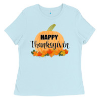 Happy Thanksgiving Ladies Tee | Teevron