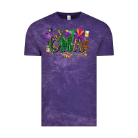Cloud Purple cma mardi gras cowgirl Vintage Tee - CowGirlArtShop