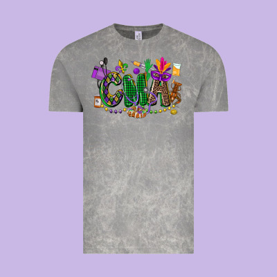 Cma Mardi Gras Cowgirl Vintage Tee Designed By Cowgirlartshop