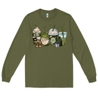 Army Green us army coffee cups Long Sleeve Tee - OliviaCreatesArt