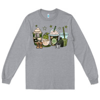 Heather Grey us army coffee cups Long Sleeve Tee - OliviaCreatesArt