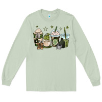 Matcha us army coffee cups Long Sleeve Tee - OliviaCreatesArt