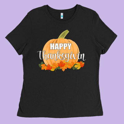 Happy Thanksgiving Ladies Tee Designed By Bettercallsaul