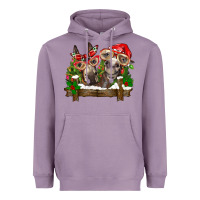Lavender Christmas donkeys Heavyweight Hoodie - BarkalooDesign