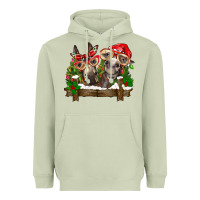 Matcha Christmas donkeys Heavyweight Hoodie - BarkalooDesign
