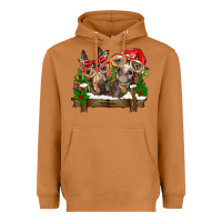 Meerkat Christmas donkeys Heavyweight Hoodie - BarkalooDesign