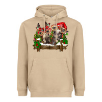 Mushroom Christmas donkeys Heavyweight Hoodie - BarkalooDesign