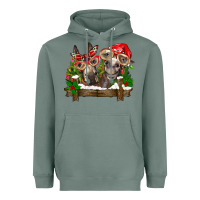Sage Christmas donkeys Heavyweight Hoodie - BarkalooDesign