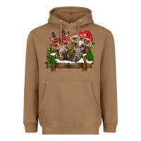 Toasted Coconut Christmas donkeys Heavyweight Hoodie - BarkalooDesign