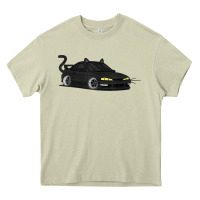 Mossy spooky halloween jdm s14 silvia 240sx black cat illustrated t shirt Heavy Core Tee - trangStudio
