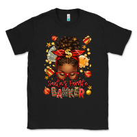 Black santa favorite banker afro messy bun Classic Tee - texasbilliewilder