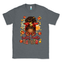 Charcoal Heather santa favorite banker afro messy bun Classic Tee - texasbilliewilder