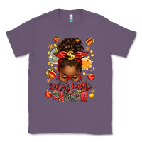 Lavender santa favorite banker afro messy bun Classic Tee - texasbilliewilder