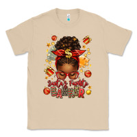 Mushroom santa favorite banker afro messy bun Classic Tee - texasbilliewilder