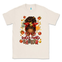 Natural santa favorite banker afro messy bun Classic Tee - texasbilliewilder