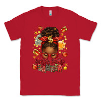 Red santa favorite banker afro messy bun Classic Tee - texasbilliewilder