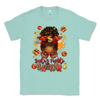 Seafoam santa favorite banker afro messy bun Classic Tee - texasbilliewilder